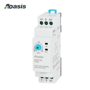 A ERV-30 0.1s-30s Delay Timer Relay Din Electric Light Switch Power Saving Distribution Equipment Protective General Purpose