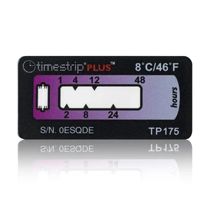 Timestrip Plus Time Temperature Indicator Label 8C 48H Color Changing Temperature Sticker For Food Fruit Storage
