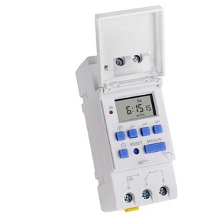 12V 24V 220V Electronic Weekly Programmable Timer 16A 30A 7days Digital Timer Switch AHC15A THC15A