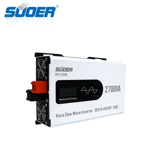Inversor 12V 24V 48V to 220V Pure Sine Wave Off Grid Inverter 2400w 2800w 4500w Dc to Ac Power Solar Inverter