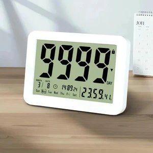 YIZHI Digital Countdown Days Timer Clock 9999-Days Count Down Days Timer with Stand Strong Magnetic Back for Kitchen Cooking