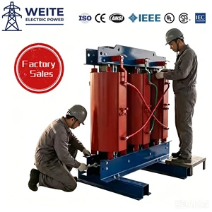 SCB13 Epoxy Resin Cast Dry-Type Transformer Three Phase 50/60Hz 50KVA 10KV 400V All Aluminum Material F/H Insulation Dyn11 an