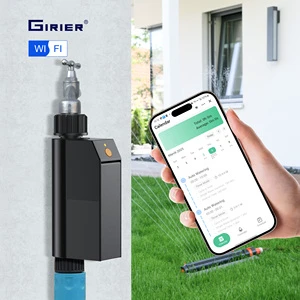 GIRIER Tuya APP Control Outdoor Lawn Garden Water-proof WiFi Smart Irrigation Equipment Automatic Watering Timer