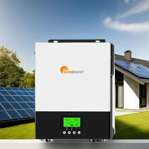 Sunboost 3KW Hybrid Solar Inverter 1.5KW 230VAC On/Off Grid 3000W with Built-In MPPT 12V 24V Pure Sine Wave for Solar System