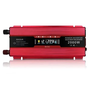 Car Inverter 500w 1000w 2000w 12v 220v Power Inverter 2kva 220v Dc Ac Off Grid Home Inverter