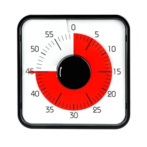 Kids' 60-Minute Pomodoro Productivity Visual Study Timer Magnetic Kitchen Cooking Meeting Timer Made From Durable Plastic