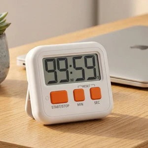 Timer Wholesale Nordic LCD Visual Digital Timer Battery Powered Strong Magnetic Music Timer Kids Study Learning Pomodoro Timer