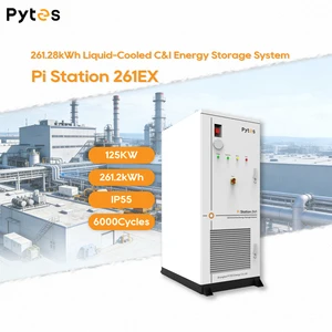 Pytes 261KWh C&I Solar Energy Storage System LiFePO4 BESS Hybrid Inverter PV Integration Peak Shaving Commercial Industrial