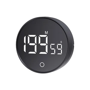 Rotating Countdown Kitchen Timer New Visual Electronic Student Question Reminder Magnetic Plastic Timer for Cooking