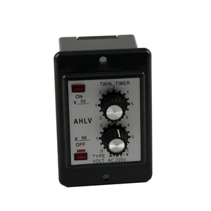 ATDV Digital Timer Time Relay Twin Timer Replacement for Finder Time Delay Relay