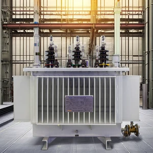 10kV 35kv Distribution Transformer Oil Immersed Type 3 Phase Electric Substation 440v 480v Step Up Electrical Transformer Power