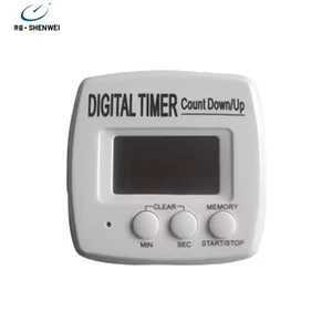 Mini Cute Digital Countdown Timer LCD Screen Kitchen Timer Battery Operated with Alarm Feature Magnetic Electronic Timer Cooking