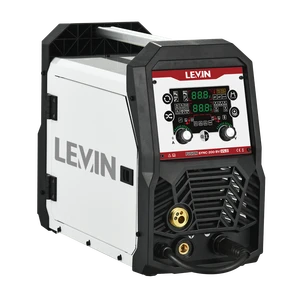LEVIN New 220V One-knob Synergic Inverter Welding Machine 5.5KVA 160A MIG MAG ARC TIG FLUX Welder with VRD for Stainless Steel