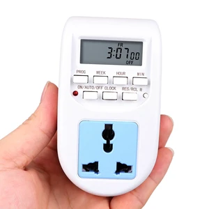 AL-06 High Quality 24 Hours Timer 220V-240V 50/60Hz 2000W Digital Time Switch Timer With UK Socket and UK Plug Smart Home Plug
