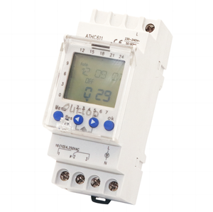 ATHC611 Daily Weekly Program With 44 Memory Locations 2 Channel Digital Programmable Time Switch