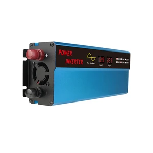 New Model 1000W 2000W Inversor Onda Pura Inverter 12 V to 220 V Pure Sine Wave 2000W Inverter Generator Power Inverter