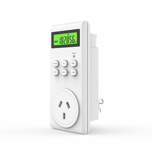 Mini Plug in Weekly Digital Electronic Programmable Timer for Refrigerator,Watering Pump,Home Lighting and Electric Heater