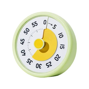 Quiet Operation 60 Minute Visual Timer Countdown Home School Supplies Learning Tools Kids Desk Meeting Timer Made of Plastic