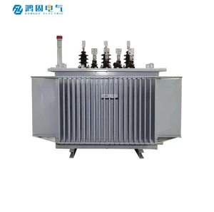 Hong Gu High Quality Single/Three Oil Immersed Transformer 30-2500KVA Amorphous Alloy Core S11 Model 50/60Hz Power Transformer