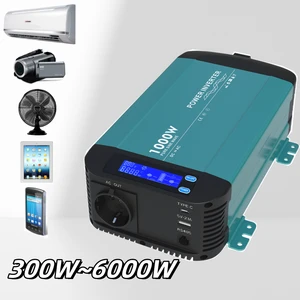1000w Power Inverter Pure Sine Wave 12v to 220v with Lcd Display Inverter air Conditioner