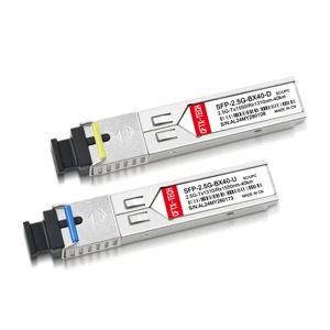 Gigabit SFP 2.5G 40km BIDI SC Connector Single Model 1310/1550nm SFP Module Transceiver