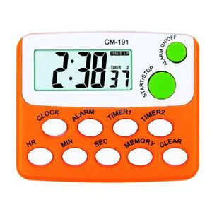 Bench/Desktop Type Timer with LCD 44x23mm and LR44 Battery-Essential Lab Supply