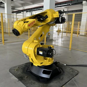 6 Axis High Payload PLC Motor Robot Arm 155kg High Precision Gearbox IP65 Logistics Handling Palletizing Loading Automation Line