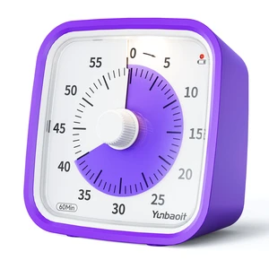 Custom Yunbaoit Child Time Management Tool Visual Timer Clock Pomodoro Kitchen Timer Countdown Google Study Visual Timer