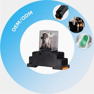 RoHS & CE Certified High Power DPDT Relay 10A 8-pin Sealed AC/DC Wide Design LED Robust Industrial Automation Elevator Control