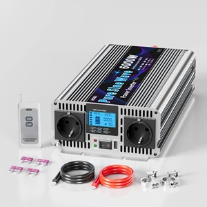 HOULI Frequency Inverter 12V 220V 6000 Watt Inverter Inversor 24V 2000w Pure Sine Wave Inverter 6000w