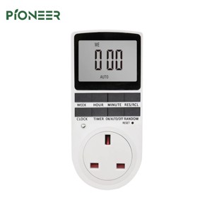 Direct Factory 24-Hour Electronic Digital Kitchen Timer with Cyclic Feature Waterproof UK Plug Timing Socket