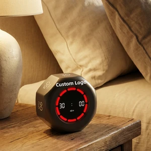 Direct Timer Supplier Eight Side Sensor Flip Kitchen Timer Gravity Countdown Visual ADHD Student Learning Digital Kitchen Timer