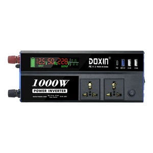 Power Invater 12V/24V Auto Optional to 220v 800w / 2000w Home Appliances, Car Trip Power Inversor Converter DDB Multi-Output