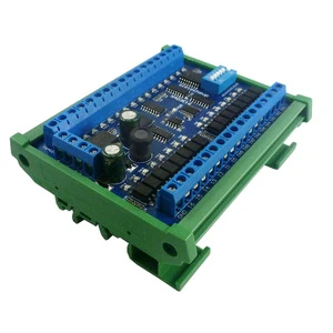 DC 12V 24V 16-in 16-out RS485 Remote Control Switch PLC IO Expansion Board Modbus RTU Module Smart Home IoT Surface Mount Model