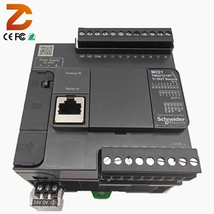 Sch-neider Brand New Original Modicon M221 PLC 16IO 9DI 7DO Compact PLC CPU TM221C16T Programmable Logic Controller Cpu Module