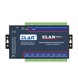 Remote IO Module Modbus 485 Digital Input/Output for Analog Quantity Acquisition ZLAN6808-1