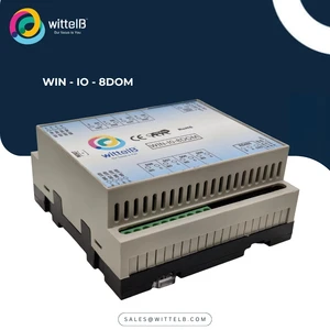 WIN-IO-8DOM Multi-I/O Module with 8 Digital Output Ports, Modbus RTU RS485 Interface, Industrial PLC Remote Control