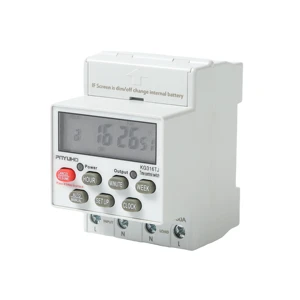KG316T-j Electric Timer Switch 30A Timer Switch Mini Digital Timer Switch with Battery Programmable 7 Days a Week 220v380v