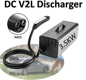 Longood Custom NACS Discharger 3.5KW AC 120V LGV2L-002 Inverter UL94 V-0 Flame Retardant New Design for Outdoor Activities