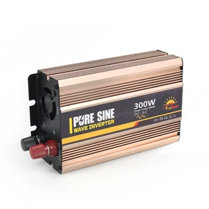 OEM 300W 300 Watt Home Use Power Inverter DC Converter 12V 24V 48V 50Hz 60Hz Inversor 110VAC 220VAC Pure Sine Wave Inverter