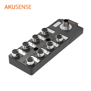 AKUSENSE Digital Bus Module CIO100-M12-DO16P Aluminum alloy IO Link bus module for industrial control IP67 industrial IoT module