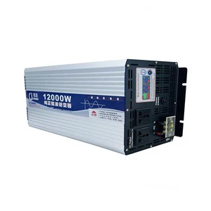 3000W~12000W Pure Sine Wave Inverter 12V 24V 48V to 110V 220V 50HZ 60HZ Voltage Converter Solar Inverter Outdoor Power Bank