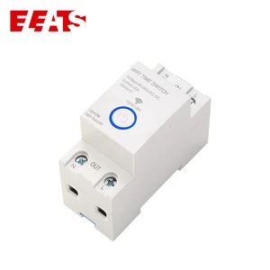 ELEATS TUYA Smart Timer Switch Energy Meter Mini 1P+N 1-40A 76-265V WIFI Control Circuit Breaker Timer Relay Industrial for Home