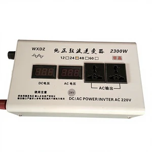 Nanocrystalline Amorphous-Core Pure Sine Wave Inverter 12V/24V/48V/60V to 220V, 2300W Converter m144