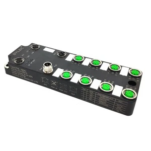 SVLEC IP67 Industrial Plastic M12 8 Ports Profinet EtherCAT 16 DO Remote I/O Module