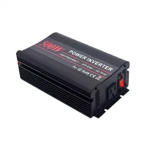 New GCSOAR BR-P-500W 500W Portable Single Phase 60Hz Pure Wave Inverter 12V/24V/48V LCD Display Household Appliance