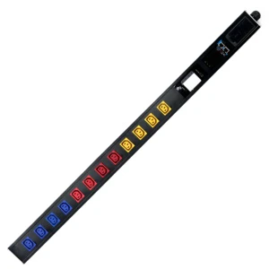 Monitored 3 Phase PDU Smart Rack PDU With 12 IEC C13 10A Outlets Remote Power Monitoring Control Support MQTT SNMP IPv6 DHCP OEM