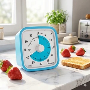 Customization Yunbaoit Kitchen Timer 60 Minute Silent Time Google Clock Children Countdown Timer Visual Study Timer for Kids