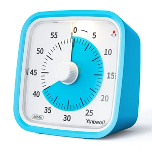 Yunbaoit OEM Dial Timer Child Silent Time Management Tool 60Min Kitchen Timer Countdown Kid Visual Timer Clock School Classroom