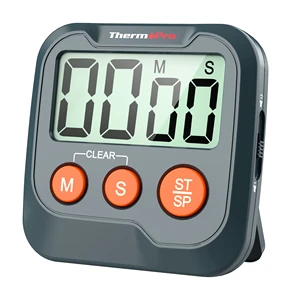 ThermoPro TM03W Mini Digital Kitchen Timer With Ajustable Volume Levels